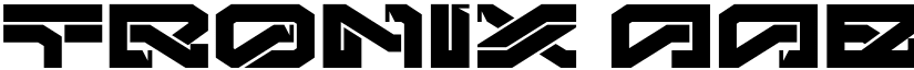 Tronix font
