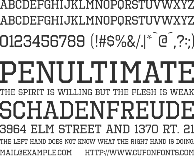 Octin Sports Free font preview