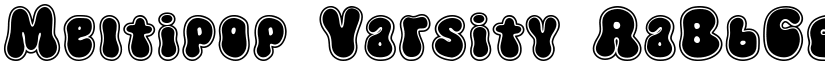 Meltipop Varsity font