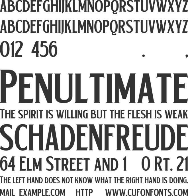 Grace Magona font preview