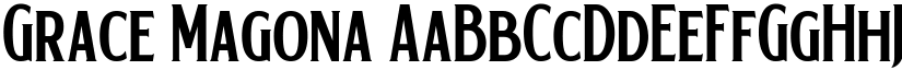 Grace Magona font