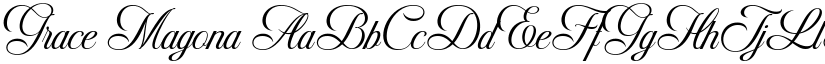 Grace Magona font