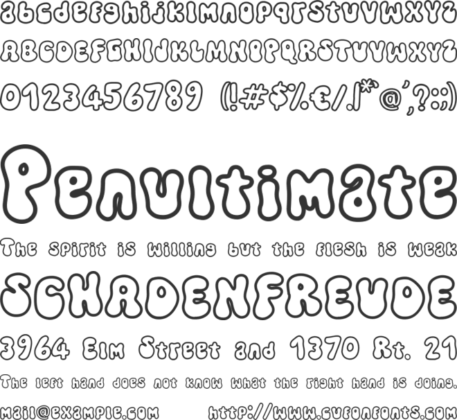 Retro Rookie font preview