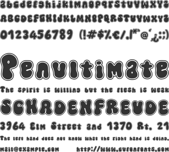 Campus Groove font preview