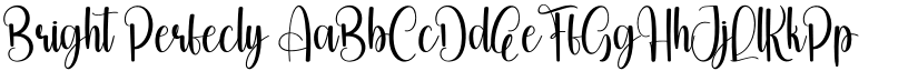 Bright Perfecly font