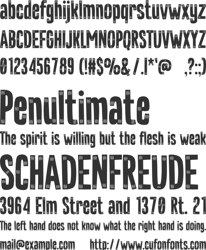 CHISPABOOM font preview