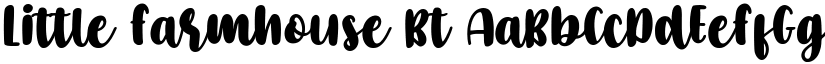 Little Farmhouse Bt font