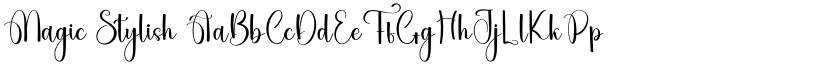Magic Stylish font