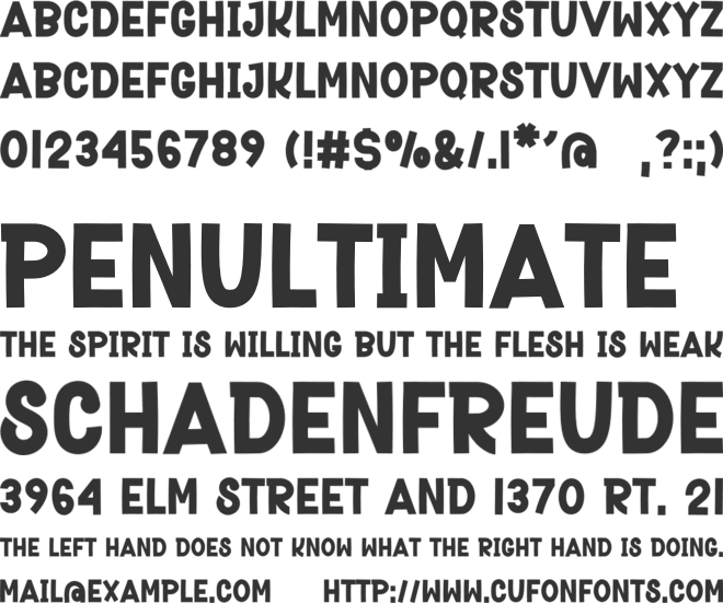 Magical Vintage font preview