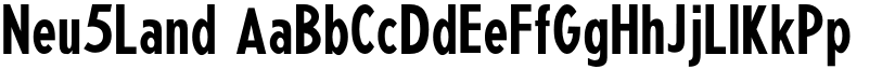 Neu5Land font