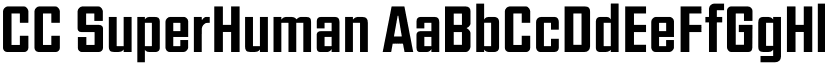 CC SuperHuman font download