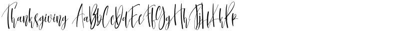 Thanksgiving font