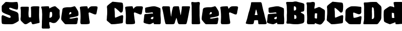 Super Crawler font