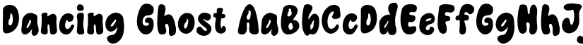 Dancing Ghost font