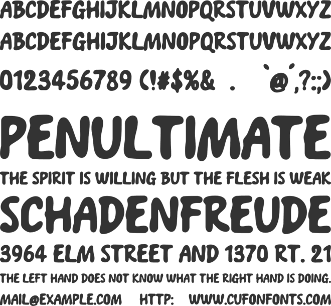 Sardinella font preview