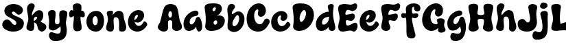 Skytone font