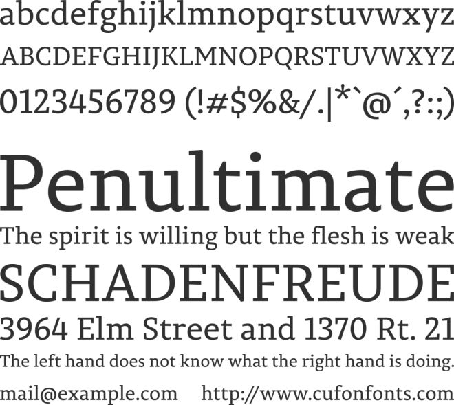 PermianSlabSerifTypeface font preview