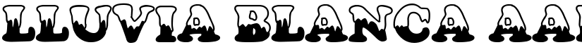 Lluvia Blanca font download