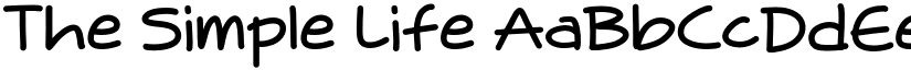 The Simple Life font download