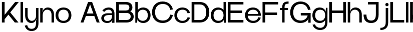 Klyno font