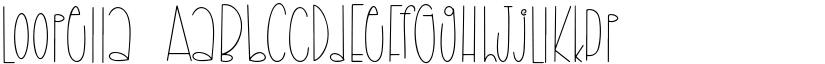Loopella font