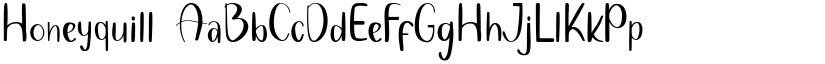 Honeyquill font download