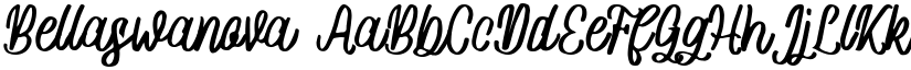 Bellaswanova font download