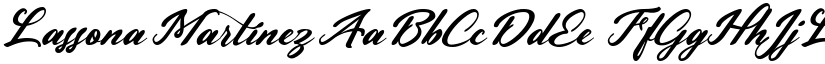 Lassona Martinez font download