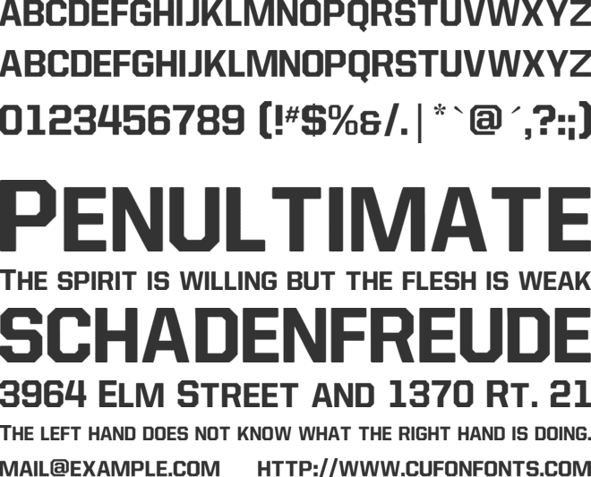 Allstar4 font preview