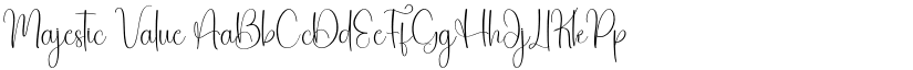 Majestic Value font download
