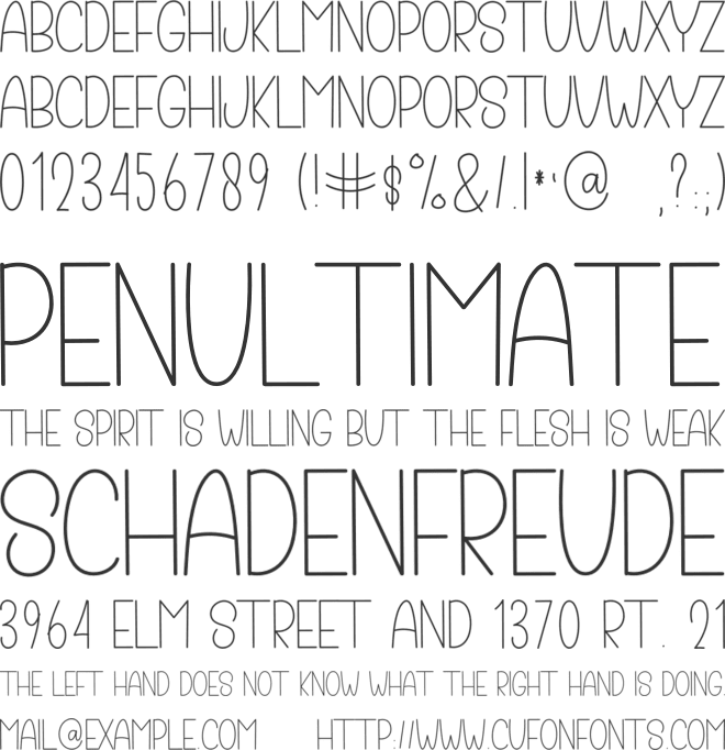 This Girlfriend font preview