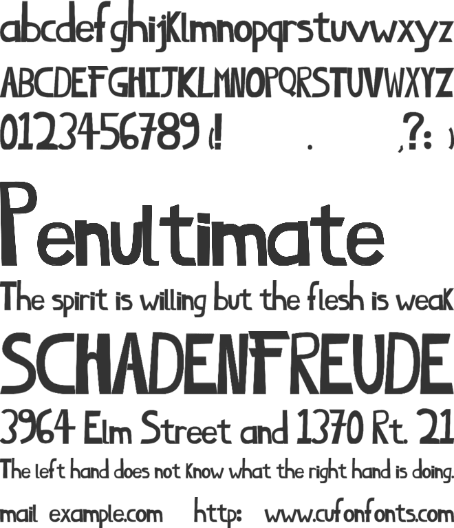 Maltais Learlex font preview