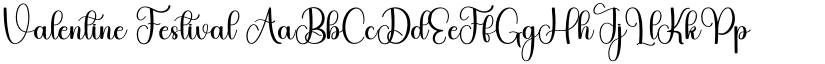 Valentine Festival font download