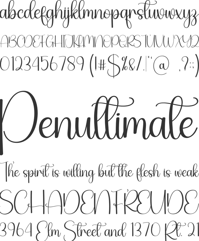 Babymug font preview