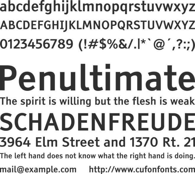 Tiresias Infofont font preview