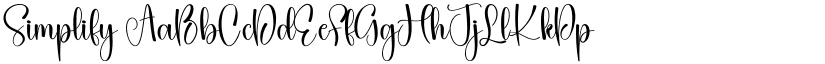 Simplify font