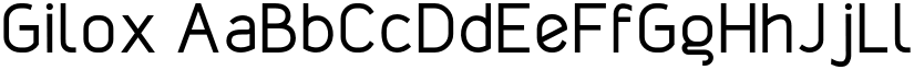 Gilox font