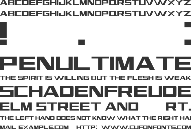 Kamen Rider Decade Back Font font preview