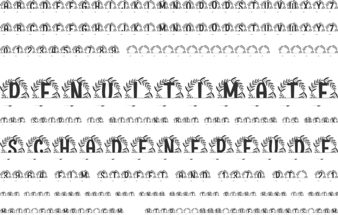 Clarest Split Monogram font preview