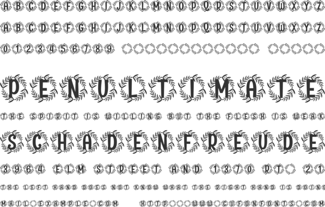 Clarest Monogram font preview