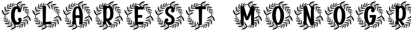 Clarest Monogram font