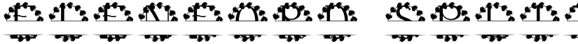 Elenford Split Monogram font