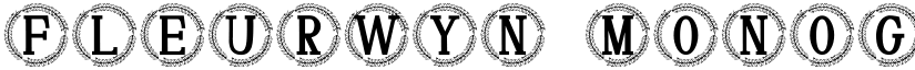 Fleurwyn Monogram font