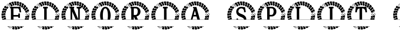 Finoria Split Monogram font