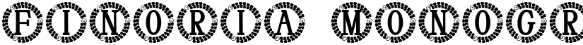 Finoria Monogram font download