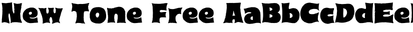 New Tone Free font