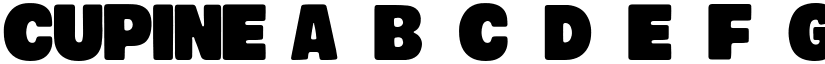 CUPINE font
