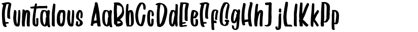 Funtalous font