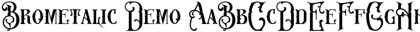 Brometalic font download