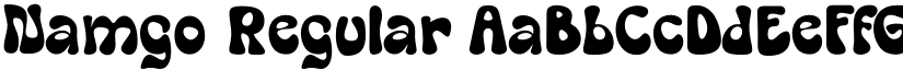 Namgo Regular font